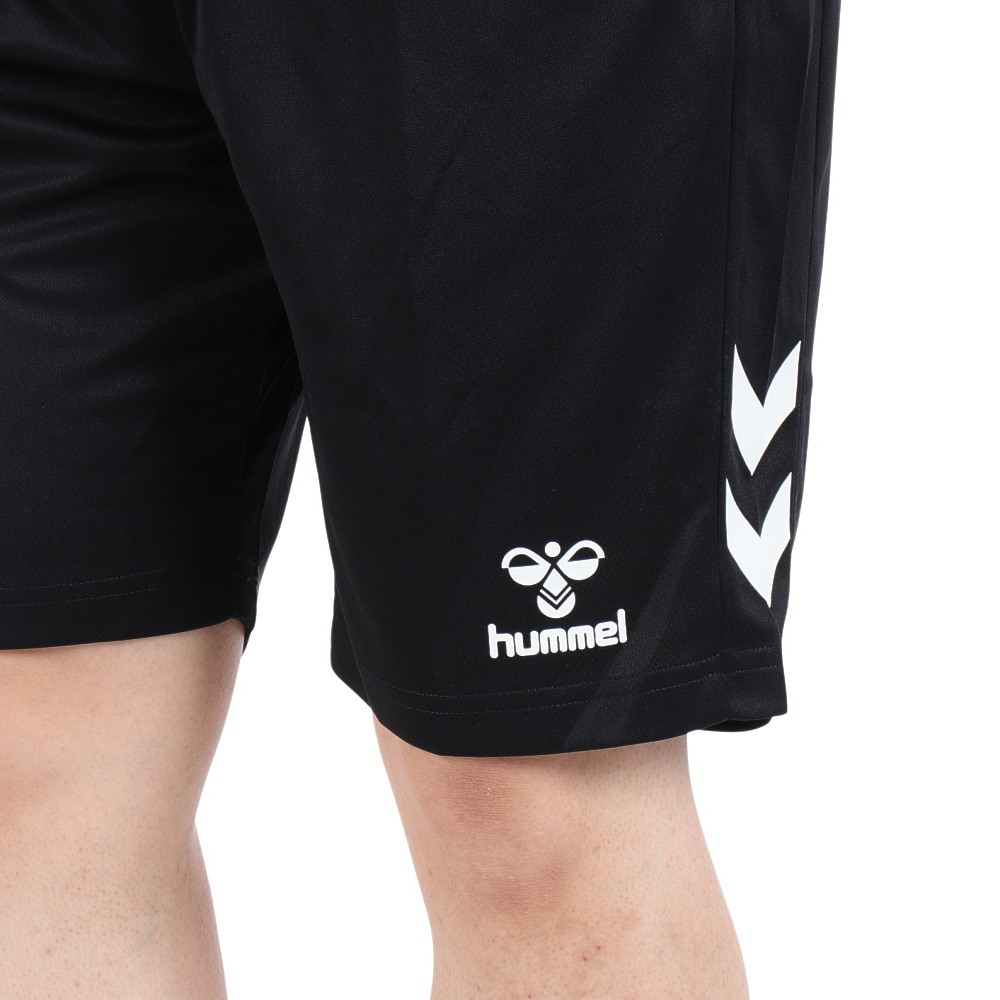 ヒュンメル（hummel）（メンズ）ハンドボールウェア S UVカット ニットハーフパンツ HAP2090P-90 速乾