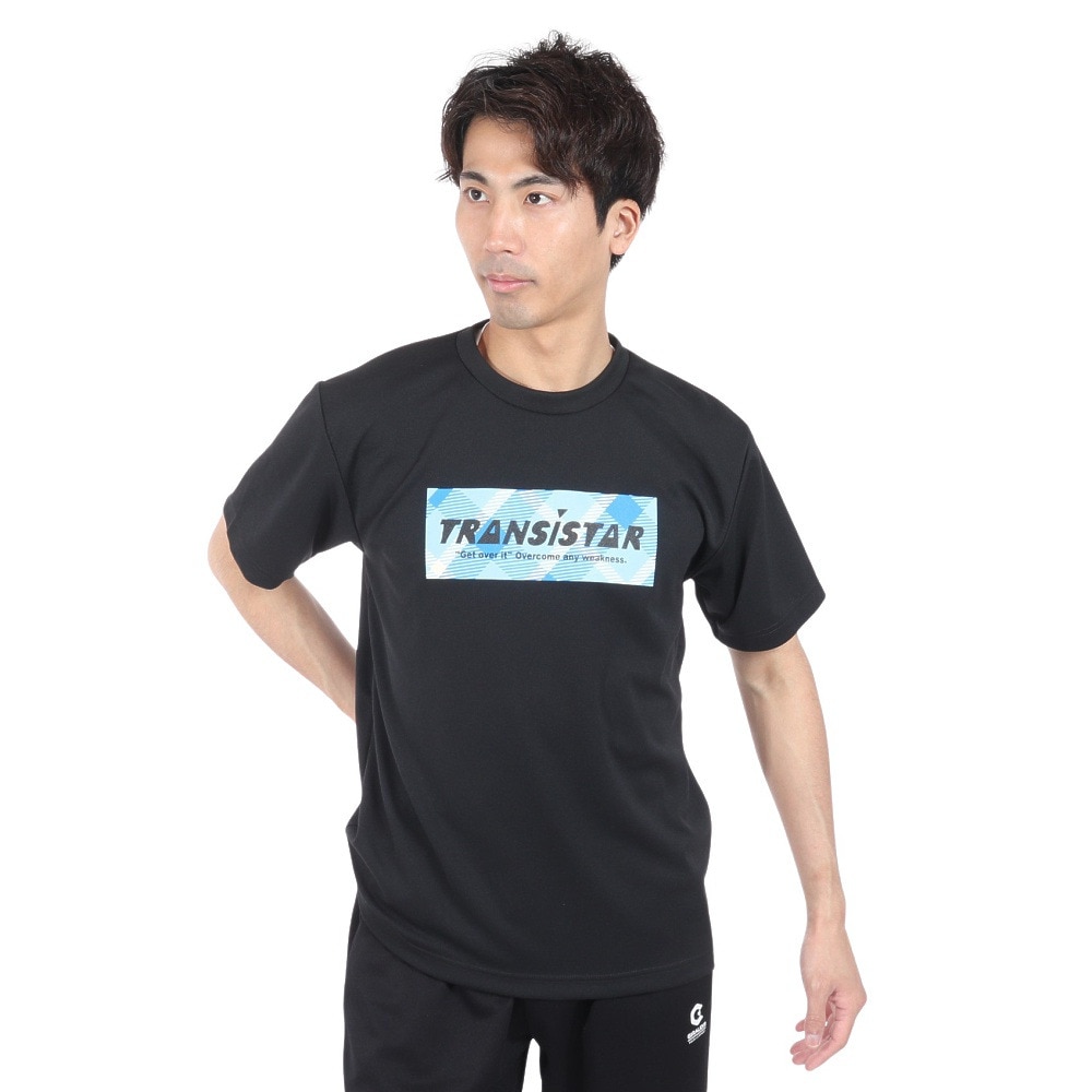 トランジスタ（TRANSISTAR）（メンズ、レディース）ハンドボールウェア 半袖ドライTシャツ タータンチェック HB23TS01-210