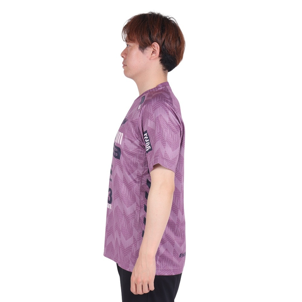 ヒュンメル（hummel）（メンズ）ハンドボールウェア 半袖プラクティスシャツ HAP1194-802 速乾