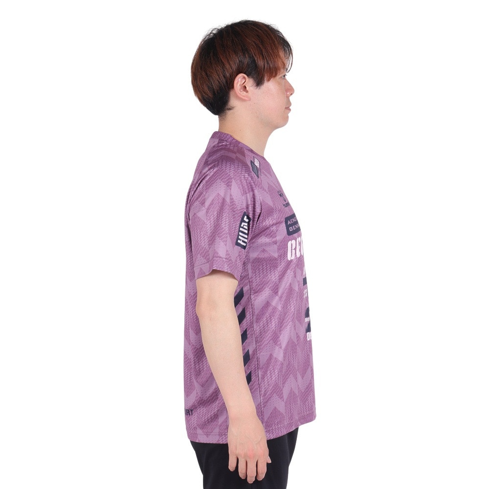 ヒュンメル（hummel）（メンズ）ハンドボールウェア 半袖プラクティスシャツ HAP1194-802 速乾
