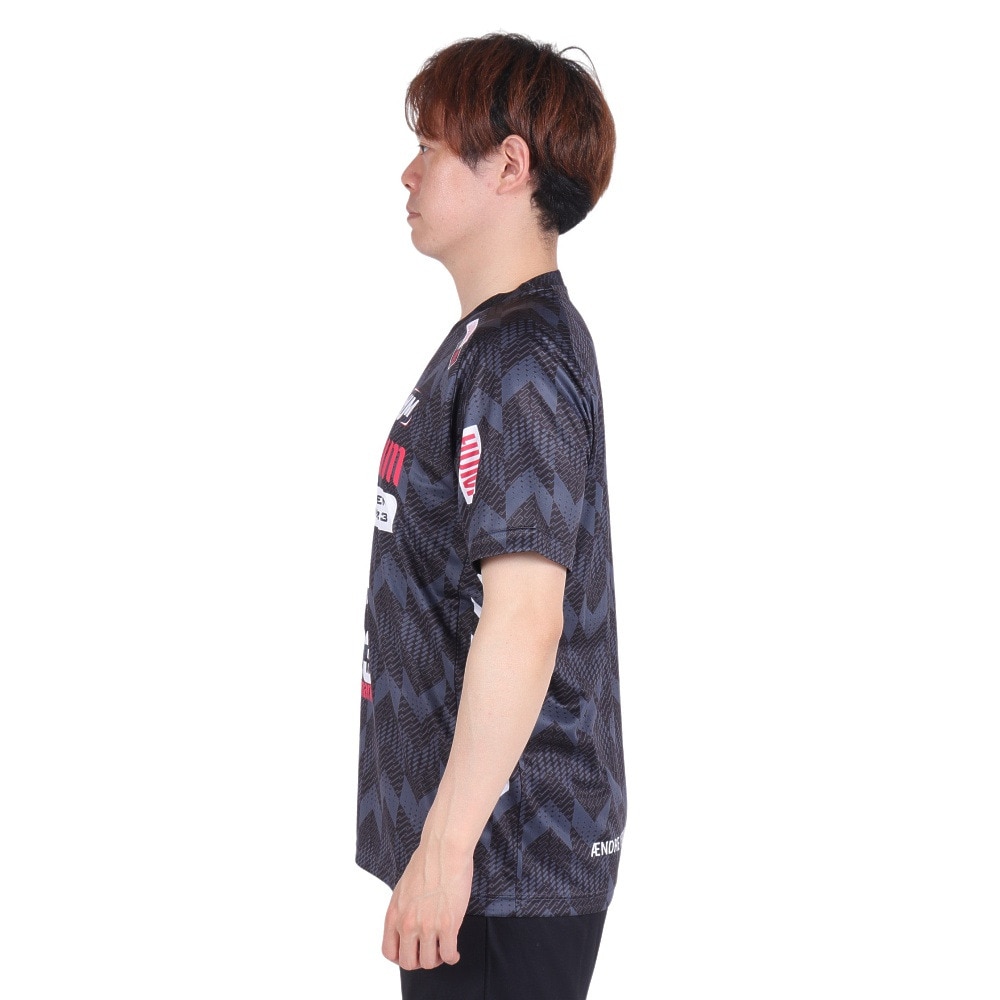 ヒュンメル（hummel）（メンズ）ハンドボールウェア 半袖プラクティスシャツ HAP1194-90 速乾