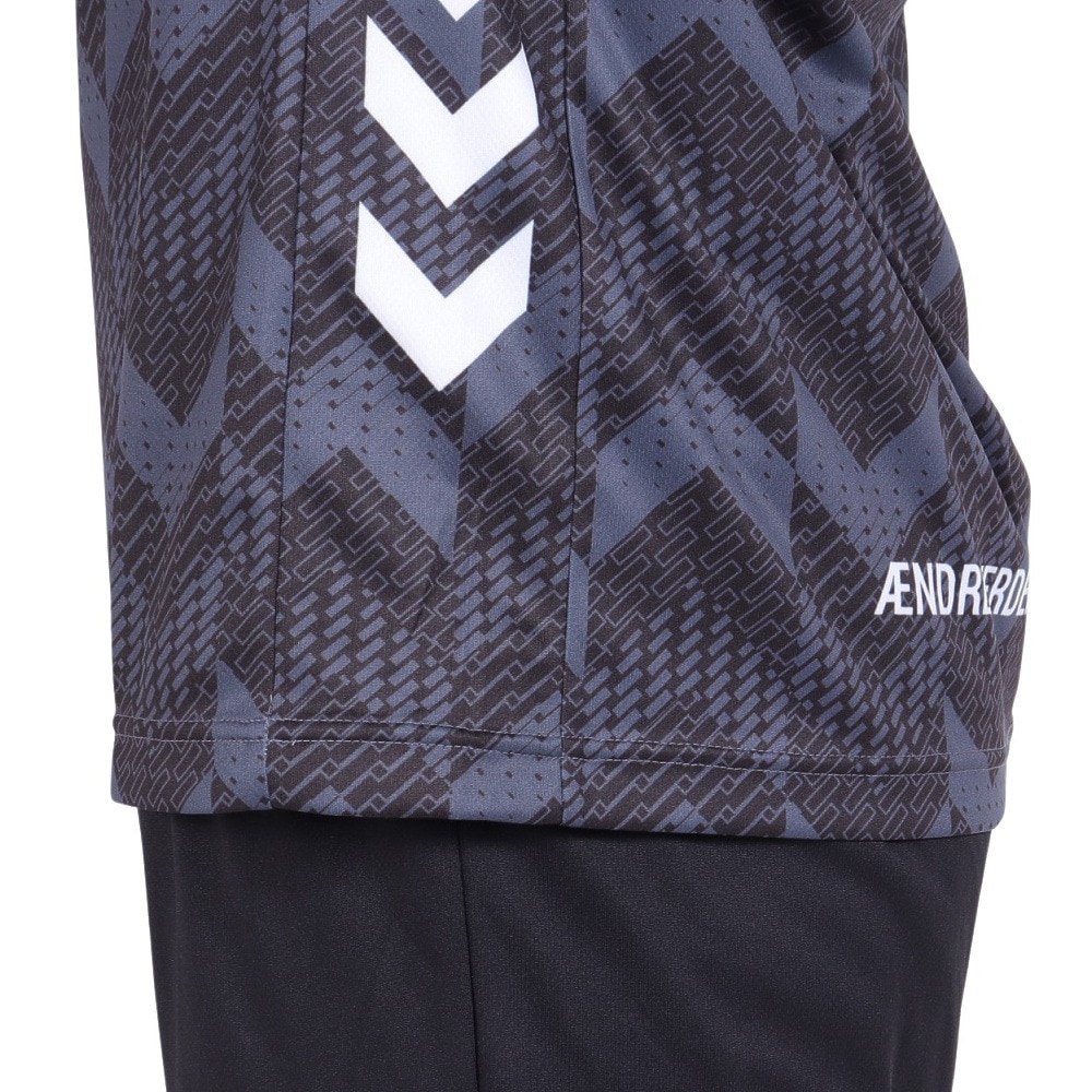 ヒュンメル（hummel）（メンズ）ハンドボールウェア 半袖プラクティスシャツ HAP1194-90 速乾