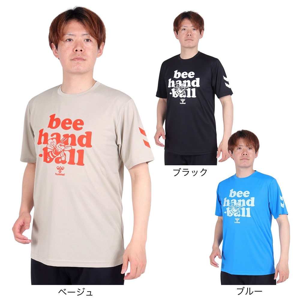 ヒュンメル（hummel）（メンズ）ハンドボールウェア ハンドボール BEE Tシャツ HAP1199-470 速乾