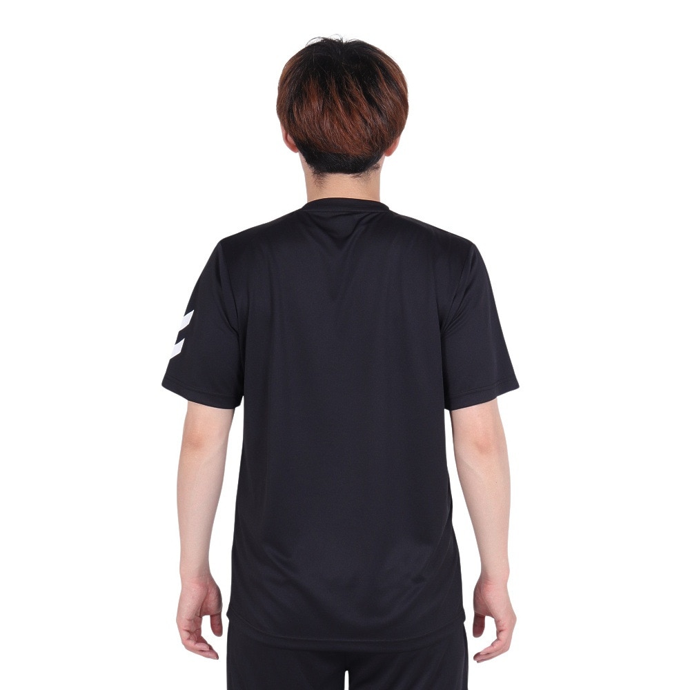 ヒュンメル（hummel）（メンズ）ハンドボールウェア BEE 半袖Tシャツ HAP1199-90 速乾