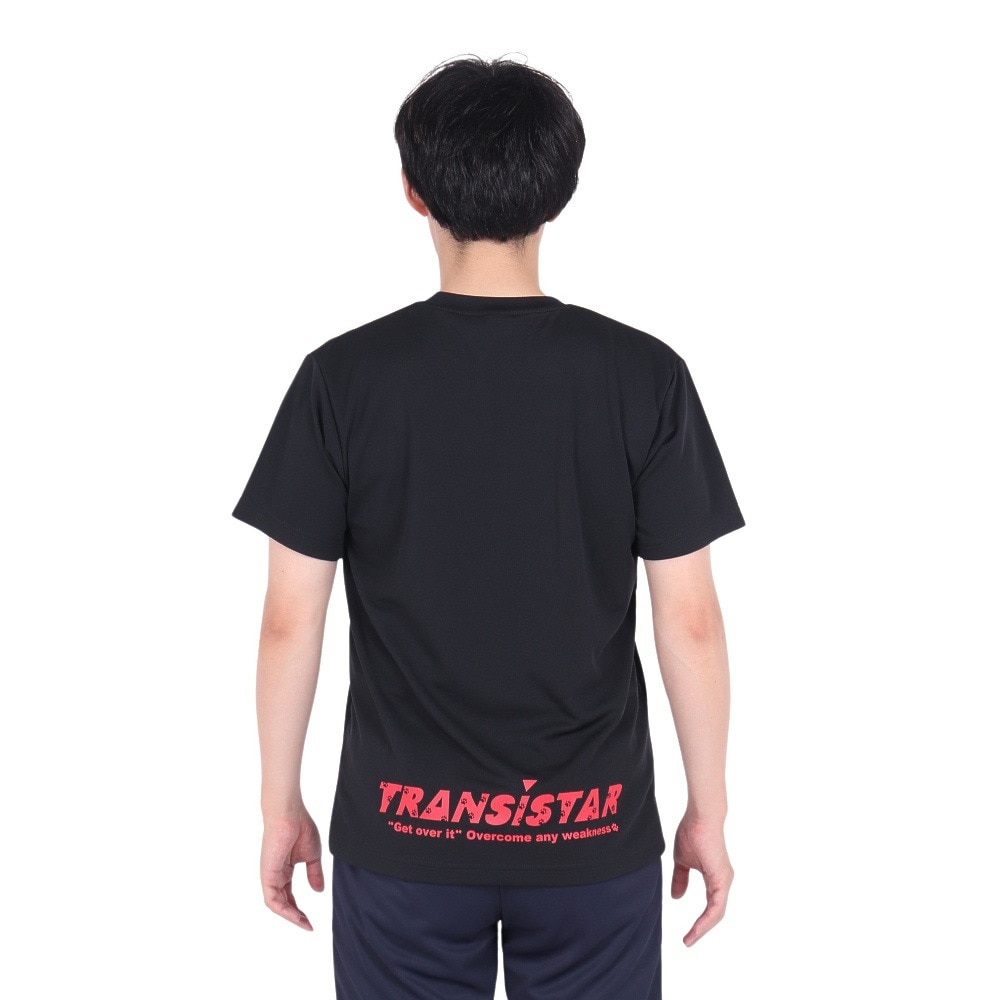トランジスタ（TRANSISTAR）（メンズ）ハンドボールウェア 半袖ドライTシャツ ゼブラロゴ HB24TS10-07