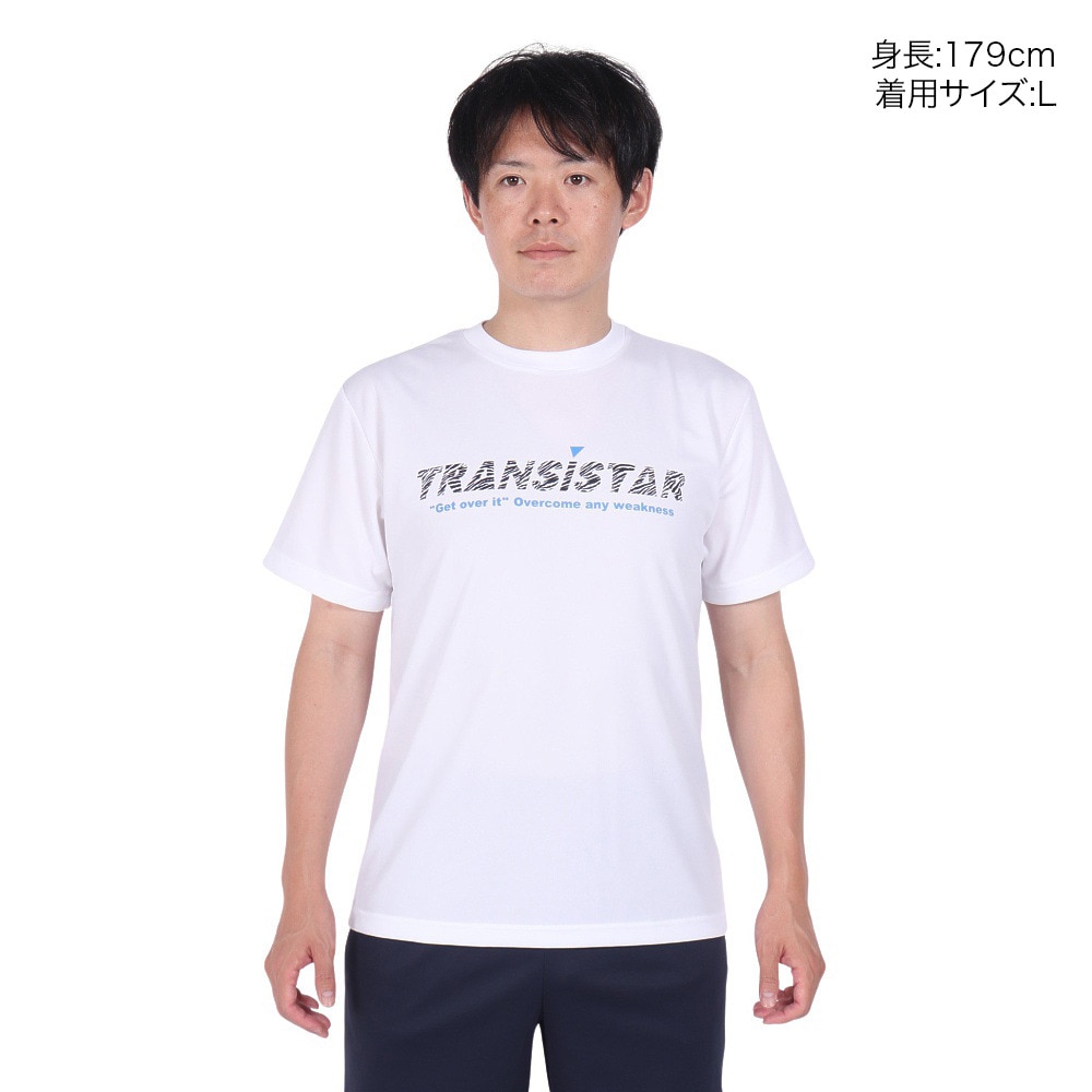 トランジスタ（TRANSISTAR）（メンズ）ハンドボールウェア 半袖ドライTシャツ ゼブラロゴ HB24TS10-14