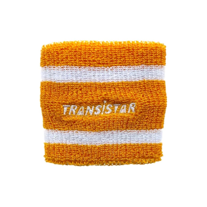 トランジスタ（TRANSISTAR）（メンズ、レディース、キッズ）ハンドボール リストバンド2ライン 1個入り HB23SE11-90 ORN