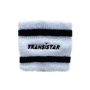 トランジスタ（TRANSISTAR）（メンズ、レディース、キッズ）ハンドボール リストバンド2ライン 1個入り HB23SE11-90 WHT