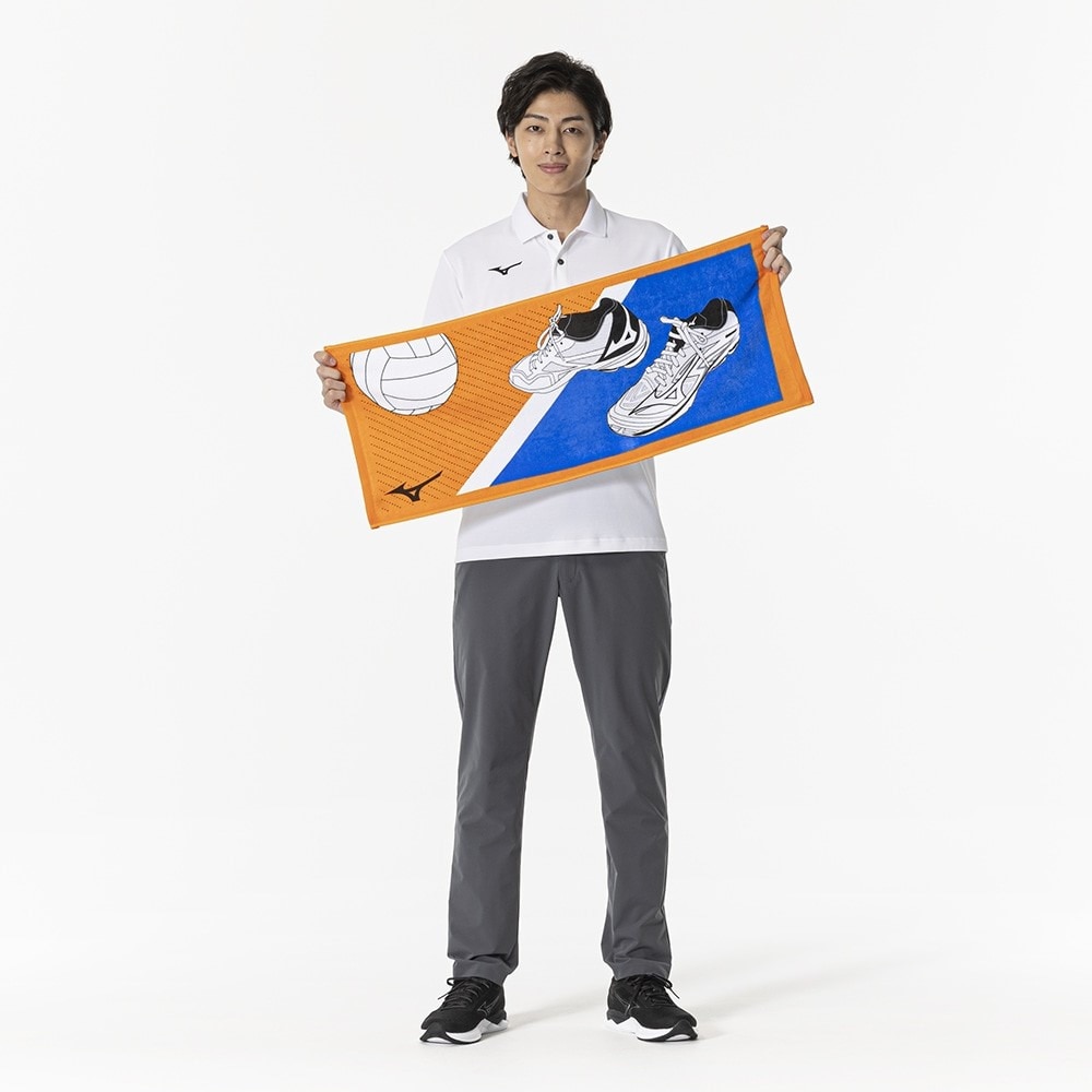 ミズノ（MIZUNO）（メンズ、レディース、キッズ）今治製タオル バレーフェイスタオル 箱入り 32JYB12300