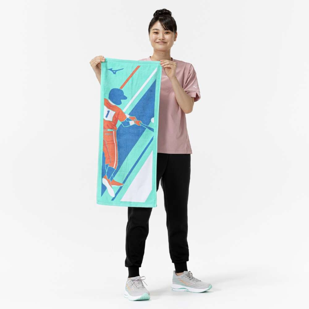 ミズノ（MIZUNO）（メンズ、レディース、キッズ）【新商品】今治製タオル 野球デザイン フェイスタオル 箱入り 32JYC12000