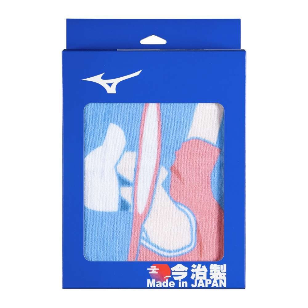 ミズノ（MIZUNO）（メンズ、レディース、キッズ）今治製タオル テニスデザイン フェイスタオル 箱入り 32JYC12500