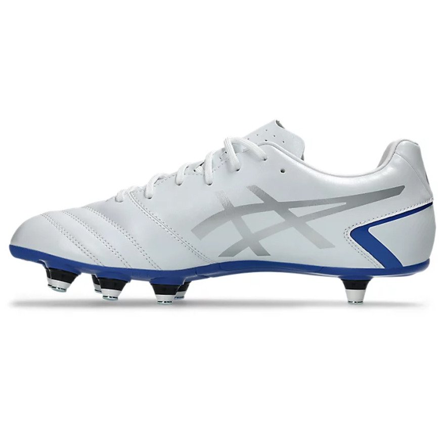 ASICS DS LIGHT ホワイト/ネイビー ラグビースパイク アシックス（ASICS）（メンズ、レディース）ラグビースパイク ラグビー