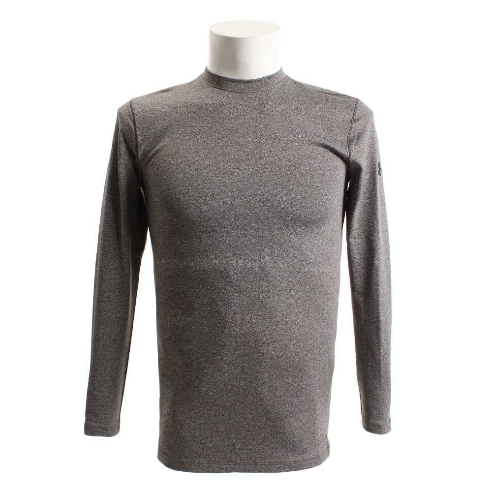 人気特価 取寄 アンダーアーマー メンズ UA コールドギア アーマー モック ネック トップ Under Armour Men's ColdGear  Mock Neck Top Black Steel 送料無料 fucoa.cl