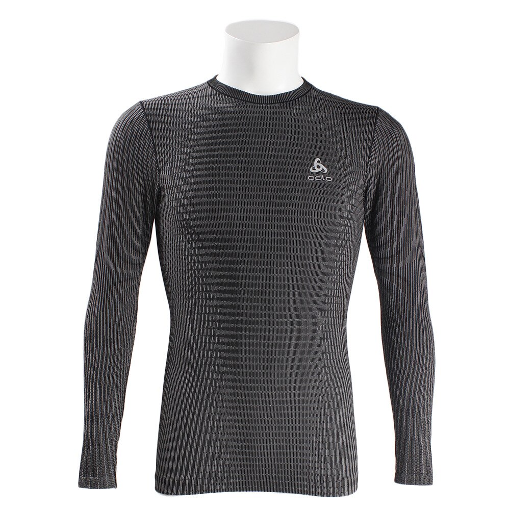  SUW TOP クルーネック 長袖シャツ 187052black-white オンライン価格