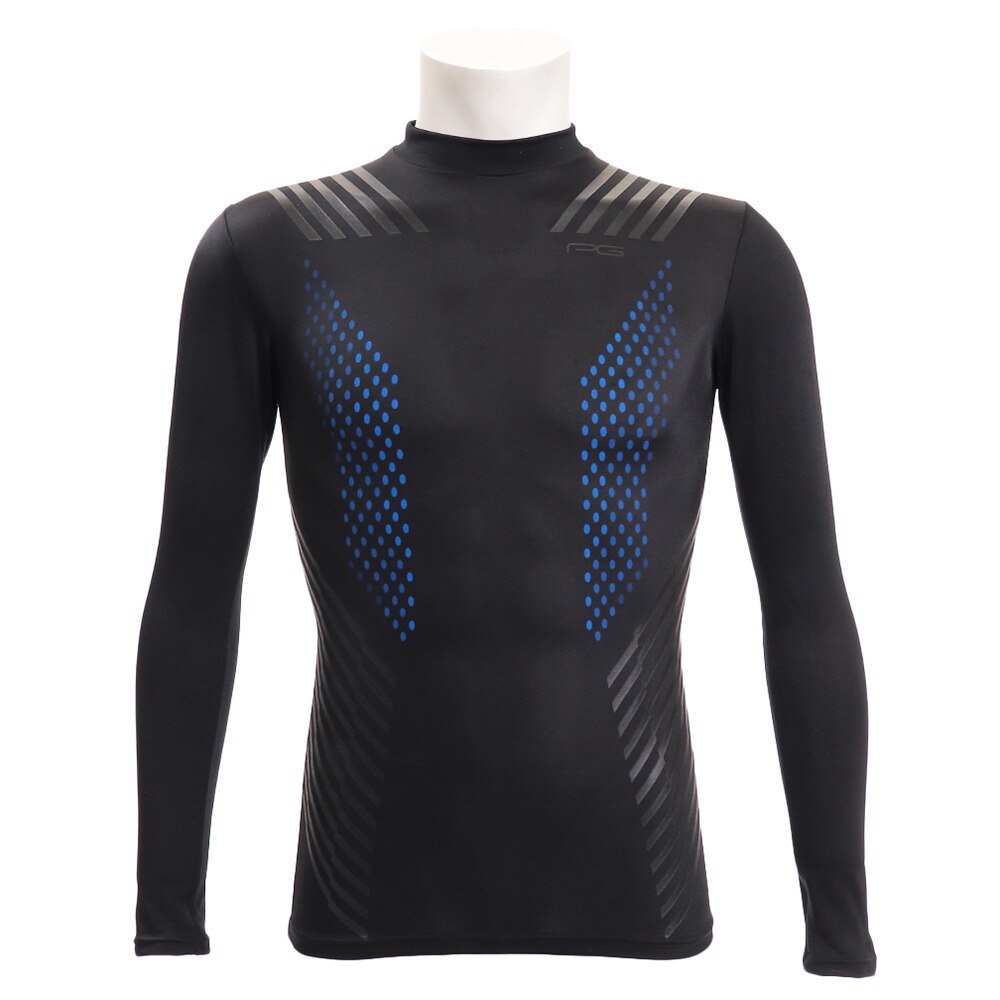  コンプレッション 長袖Tシャツ 786PG9UT5711 BLK/BLU