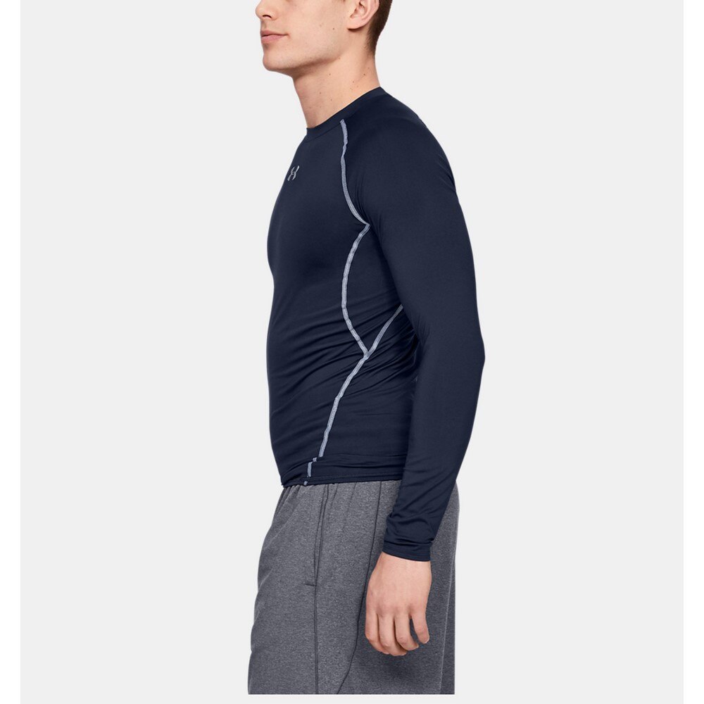 アンダーアーマー（UNDER ARMOUR）（メンズ）ヒートギア(夏向け) ロングスリーブ 1358549 MDN/STL AT オンライン価格 速乾