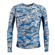 アンダーアーマー(UNDER ARMOUR)(メンズ)接触冷感 アイソチル コンプレッション 長袖 シャツ プリント 1371893 458 速乾 ヒートギア(夏向け)