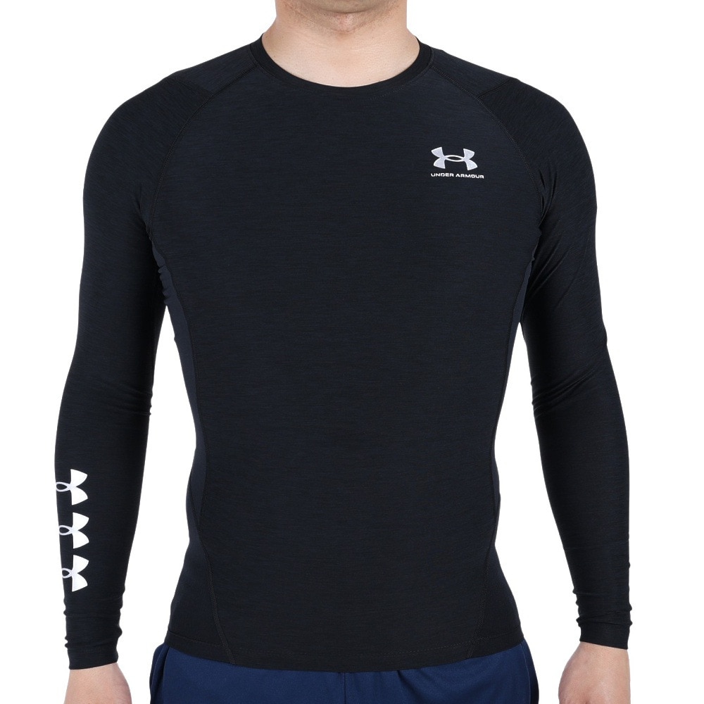 アンダーアーマー（UNDER ARMOUR）（メンズ）ヒートギア(夏向け) ロングスリーブ シャツ ノベルティ 1371897 001★★★