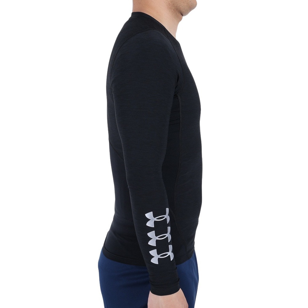 アンダーアーマー（UNDER ARMOUR）（メンズ）ヒートギア(夏向け) ロングスリーブ シャツ ノベルティ 1371897 001★★★