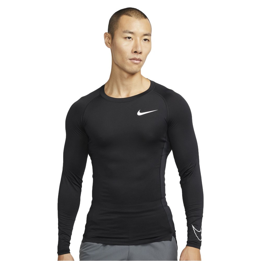 ②ナイキ　ロンＴ　長袖　DRI-FIT ランニング　トレーニング　ブラック