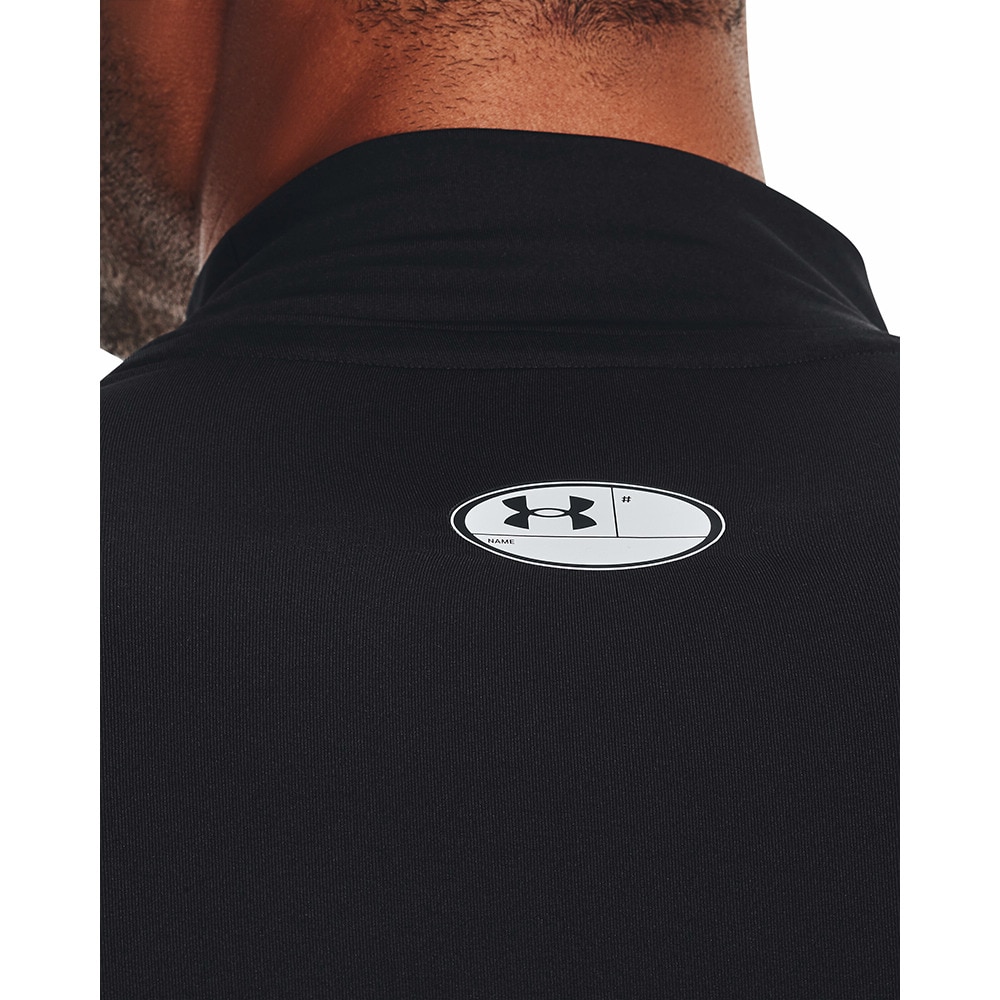 アンダーアーマー（UNDER ARMOUR）（メンズ）着圧 長袖 ヒートギア(夏向け) ロングスリーブ モックシャツ 1369606 001 黒 