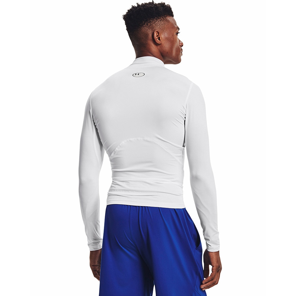 アンダーアーマー（UNDER ARMOUR）（メンズ）着圧 長袖 ヒートギア(夏向け) ロングスリーブ モックシャツ 1369606 100 速乾