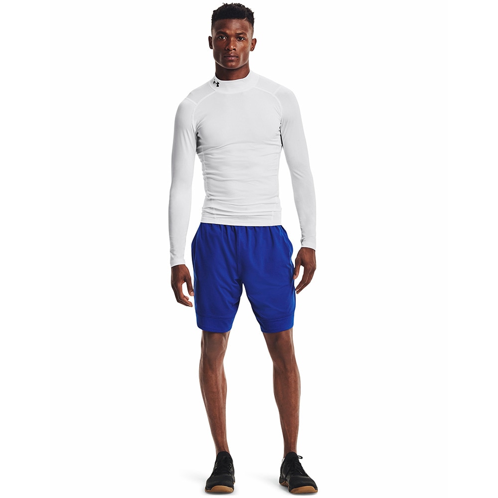 アンダーアーマー（UNDER ARMOUR）（メンズ）着圧 長袖 ヒートギア(夏向け) ロングスリーブ モックシャツ 1369606 100 速乾