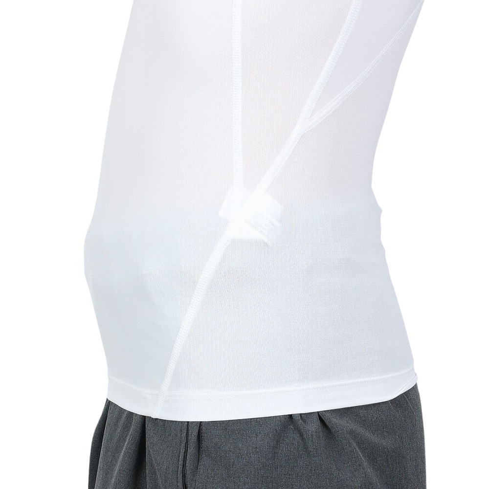 アンダーアーマー（UNDER ARMOUR）（メンズ）着圧 長袖 ヒートギア(夏向け) ロングスリーブ モックシャツ 1369606 100 速乾