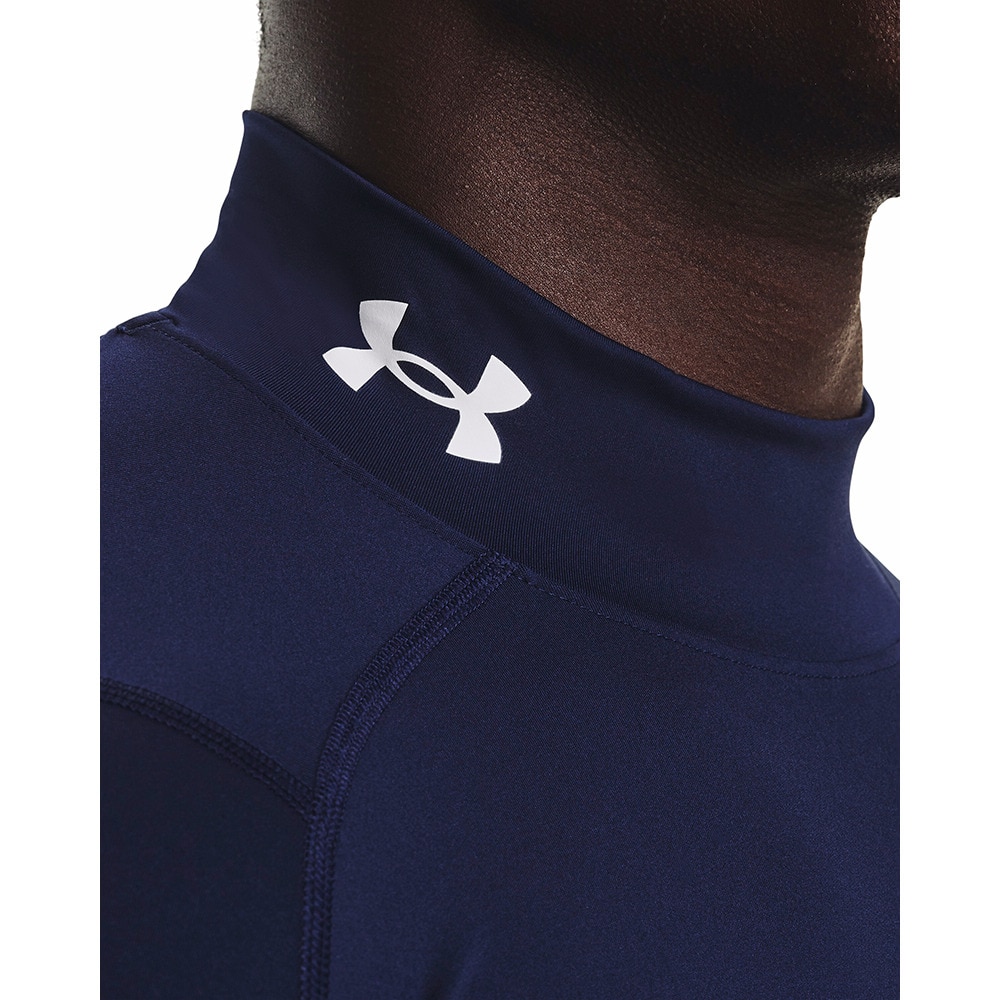 アンダーアーマー（UNDER ARMOUR）（メンズ）着圧 長袖 ヒートギア(夏向け) ロングスリーブ モックシャツ 1369606 410 ドライ