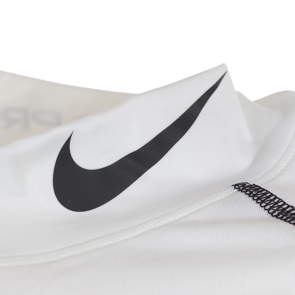 ナイキ（NIKE）（メンズ）ナイキ プロ ドライフィット モック タイト 長袖 トップ DD1987-100 ホワイト 速乾