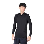 シースリーフィット（C3fit）（メンズ）クーリング モックネック ロングスリーブ GC62110 BK
