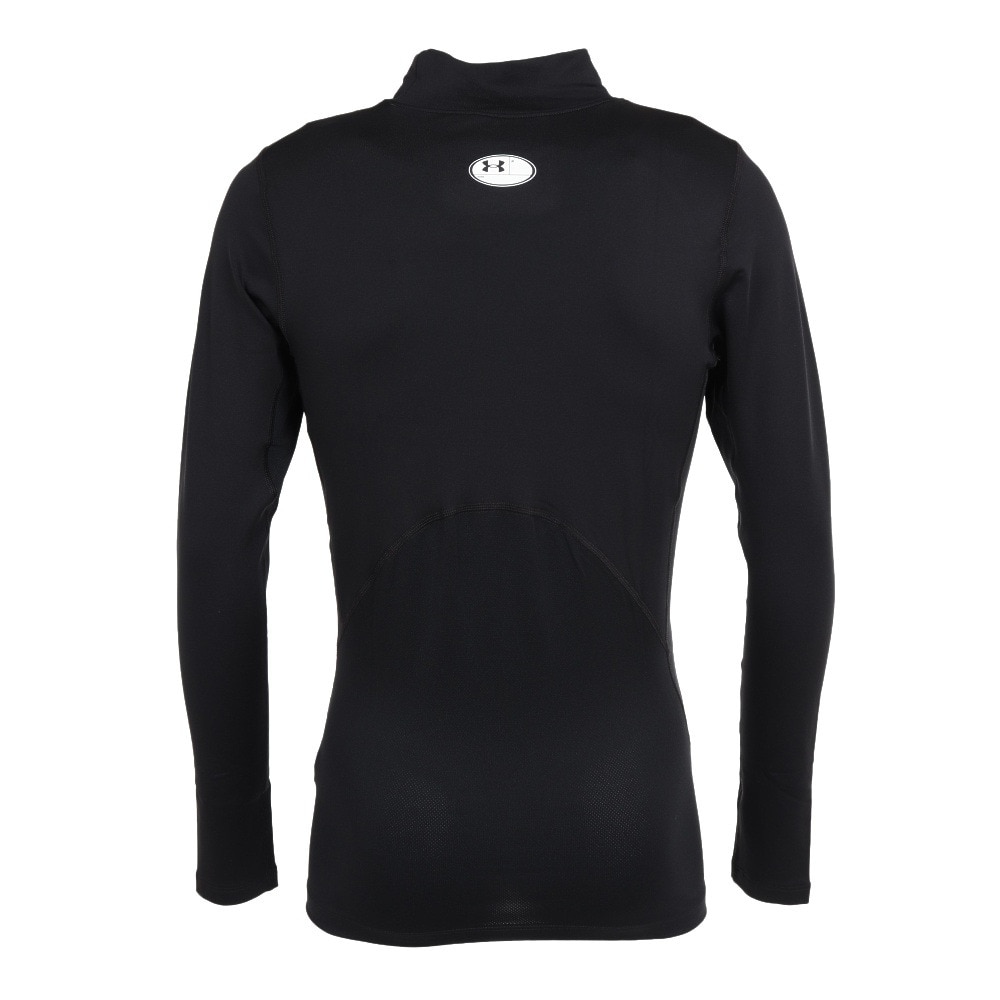 アンダーアーマー（UNDER ARMOUR）（メンズ）着圧 長袖 コンプレッション 冬用 コールドギアアーマー モックシャツ 1366072 001 速乾