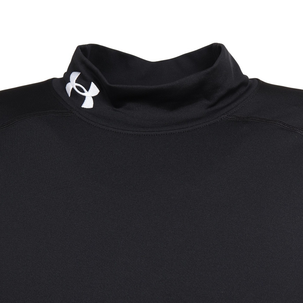 アンダーアーマー（UNDER ARMOUR）（メンズ）着圧 長袖 コンプレッション 冬用 コールドギアアーマー モックシャツ 1366072 001 速乾