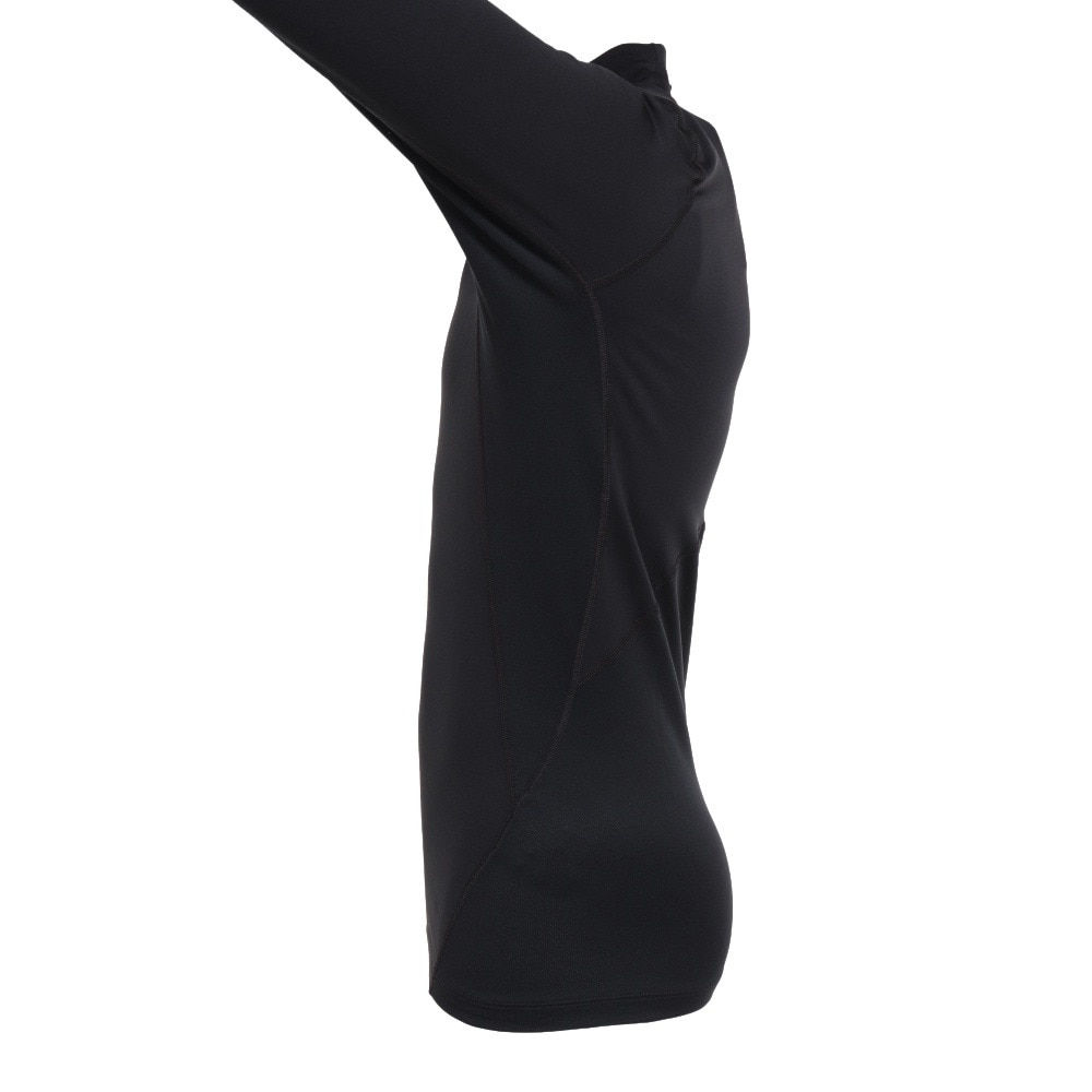 アンダーアーマー（UNDER ARMOUR）（メンズ）着圧 長袖 コンプレッション 冬用 コールドギアアーマー モックシャツ 1366072 001 速乾