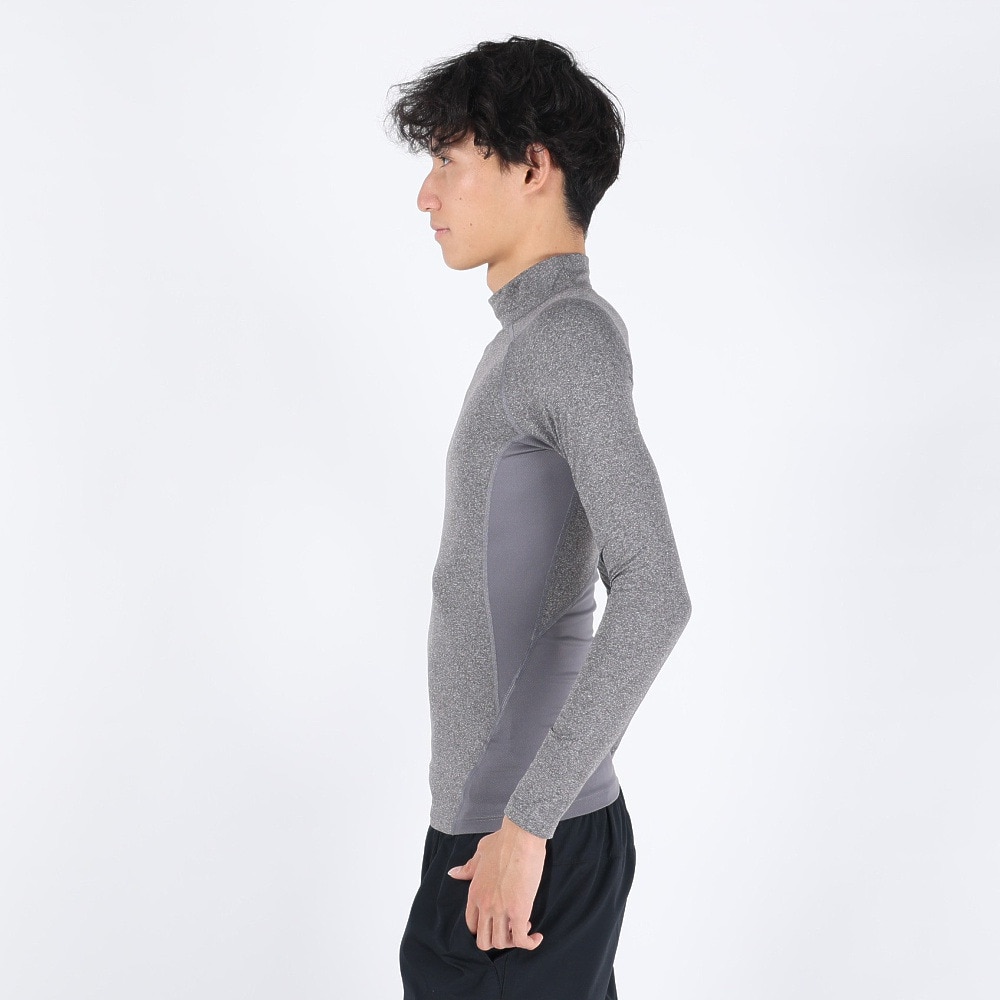 アンダーアーマー（UNDER ARMOUR）（メンズ）長袖シャツ メンズ 着圧 コールドギアアーマー モックシャツ 1366072 020 速乾
