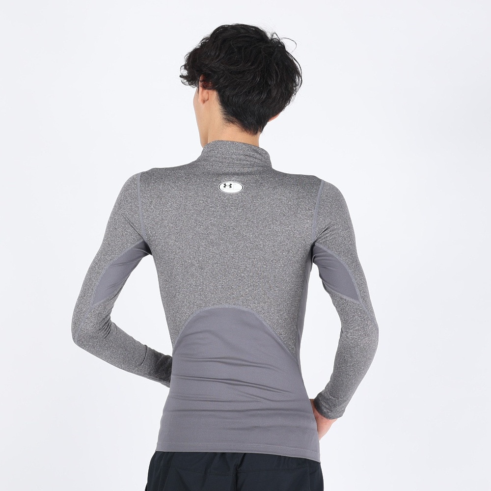 アンダーアーマー（UNDER ARMOUR）（メンズ）長袖シャツ メンズ 着圧 コールドギアアーマー モックシャツ 1366072 020 速乾