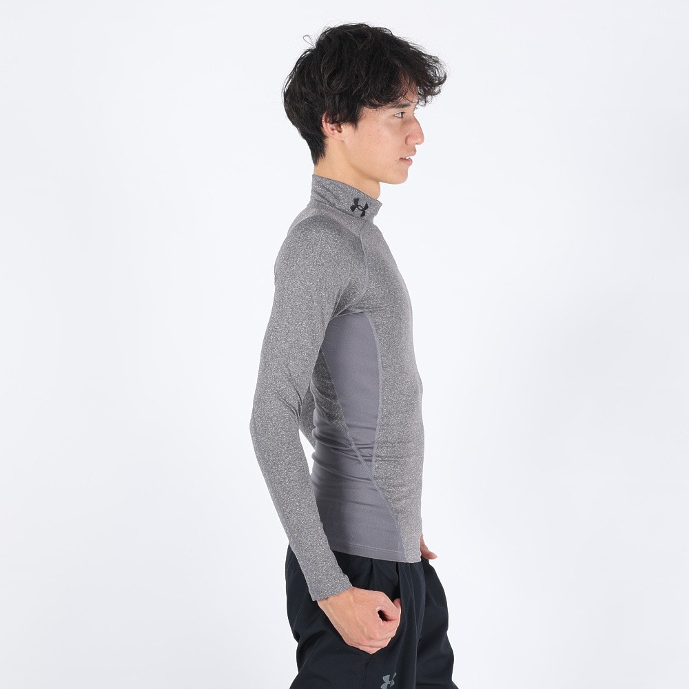 アンダーアーマー（UNDER ARMOUR）（メンズ）長袖シャツ メンズ 着圧 コールドギアアーマー モックシャツ 1366072 020 速乾