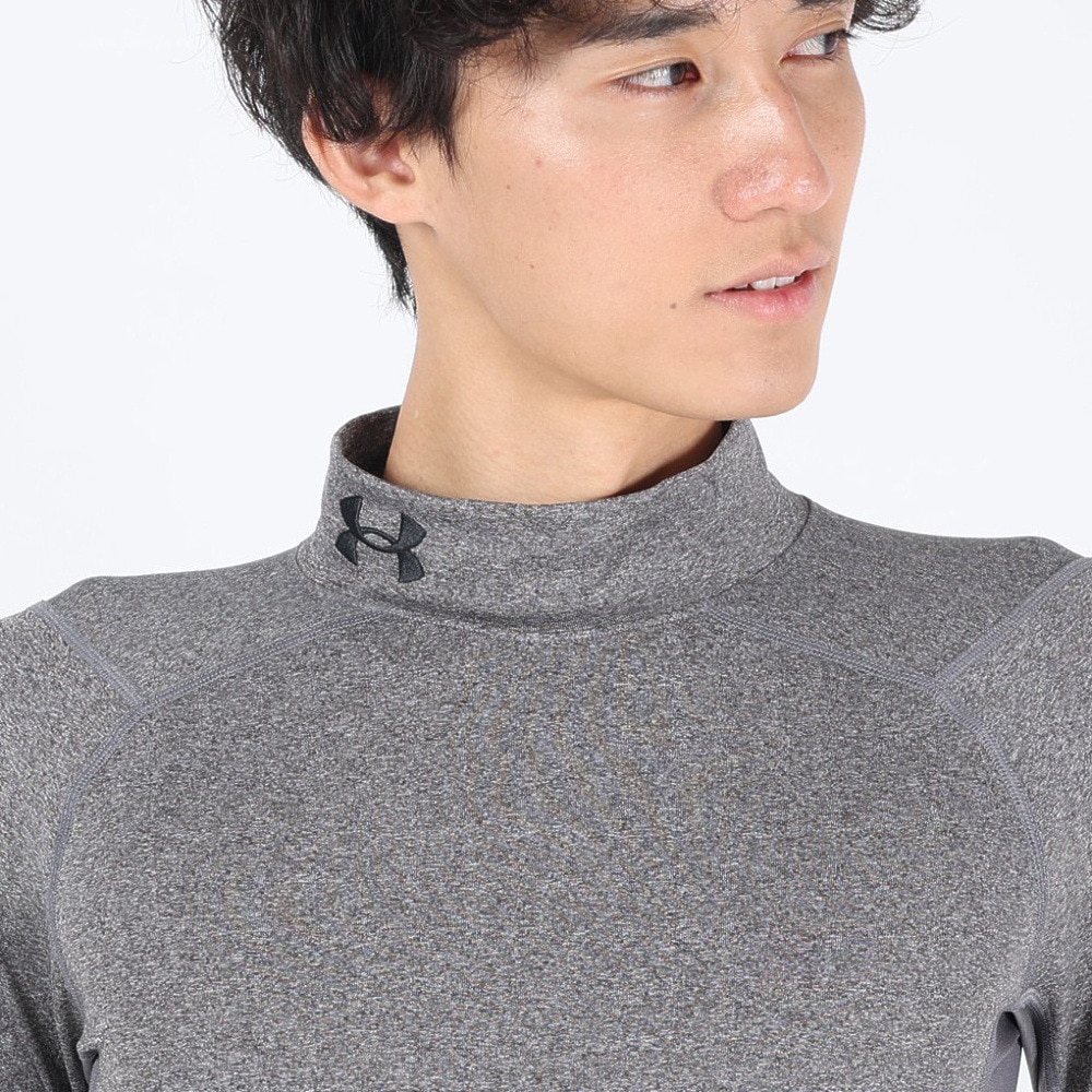 アンダーアーマー（UNDER ARMOUR）（メンズ）長袖シャツ メンズ 着圧 コールドギアアーマー モックシャツ 1366072 020 速乾
