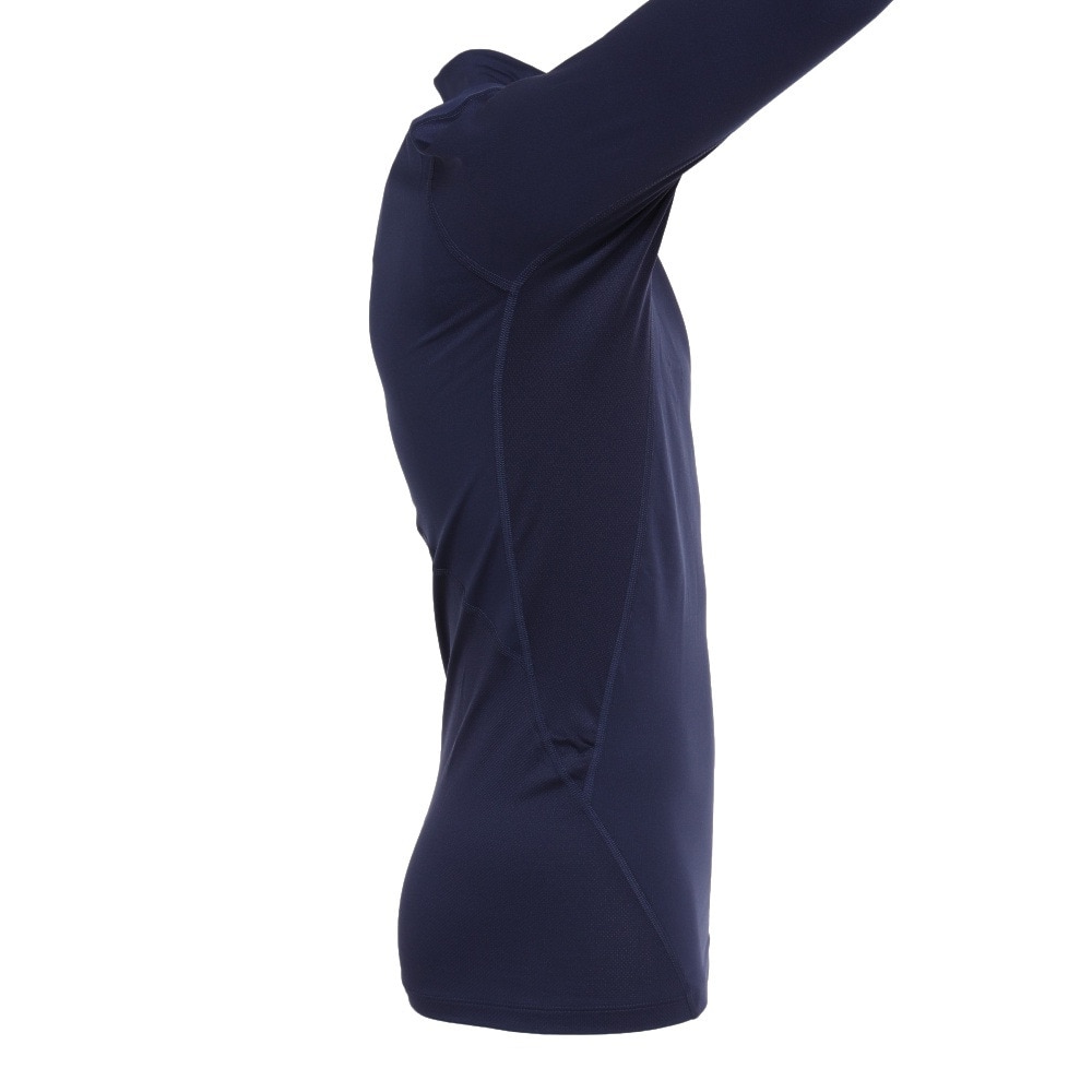 アンダーアーマー（UNDER ARMOUR）（メンズ）着圧 長袖 コンプレッション 冬用 コールドギアアーマー モックシャツ 1366072 410 速乾