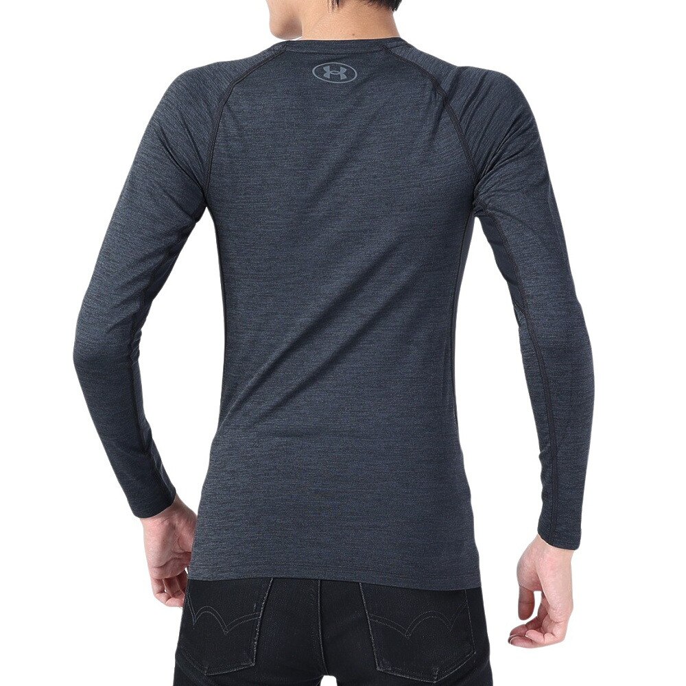 アンダーアーマー（UNDER ARMOUR）（メンズ）コールドギアアーマー コンプレッション ツイスト クルーシャツ1381354 001