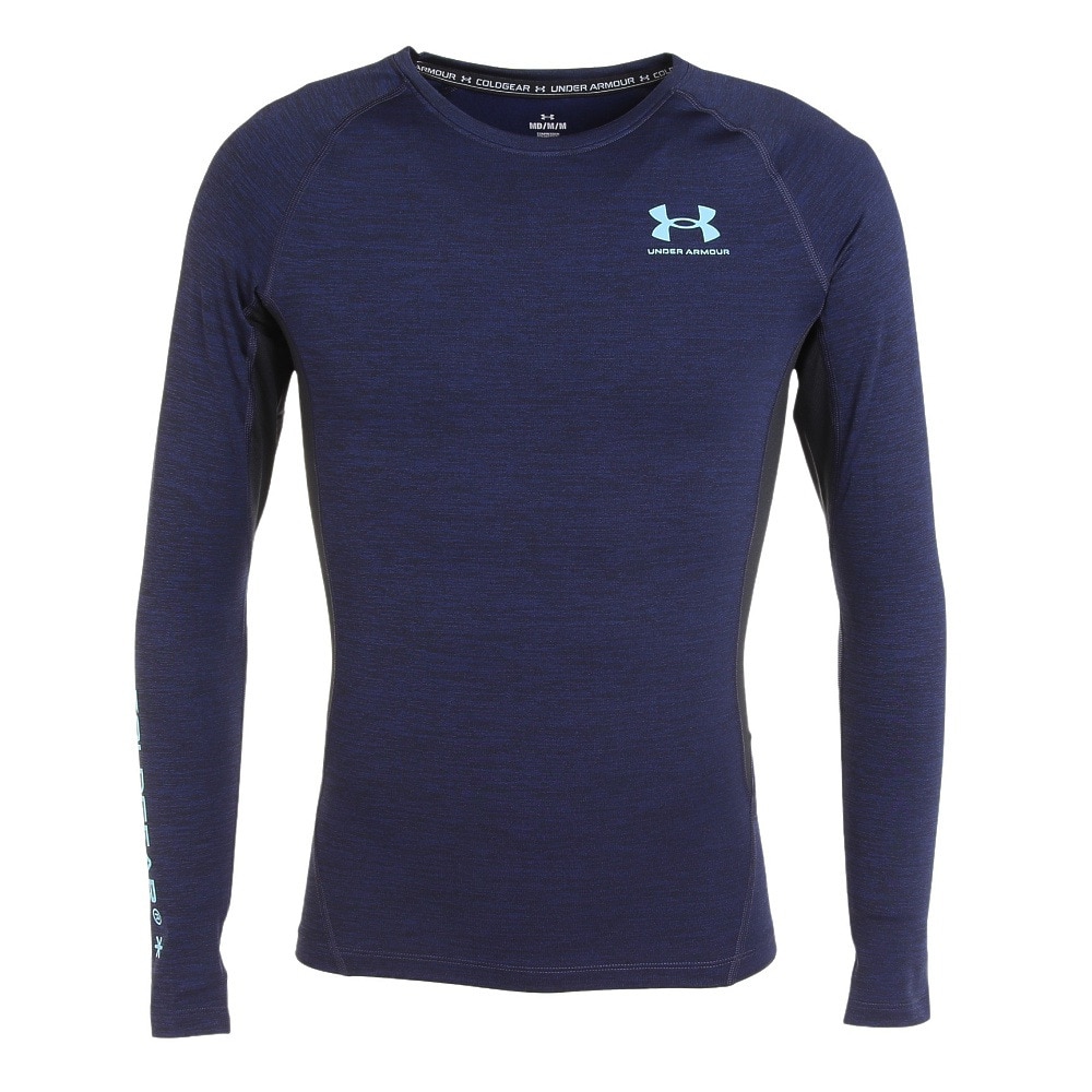 アンダーアーマー（UNDER ARMOUR）（メンズ）コールドギアアーマー コンプレッション ツイスト クルーシャツ 1381354 410