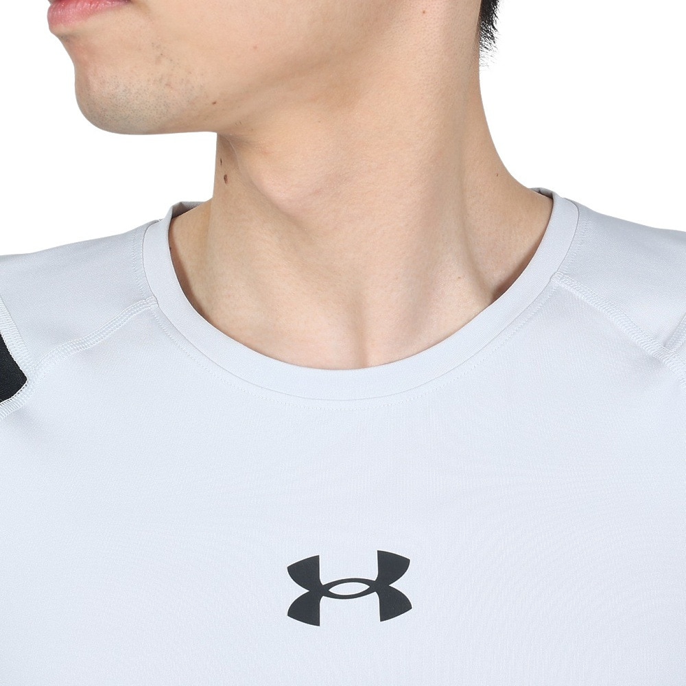 アンダーアーマー（UNDER ARMOUR）（メンズ）長袖シャツ メンズ ヒートギアアーマー コンプレッション 1381355 014 グレー