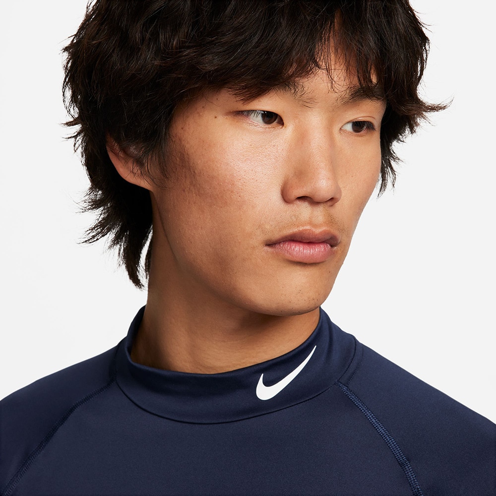 ナイキ（NIKE）（メンズ）ナイキ プロ Dri-FIT フィットネス モックネック ロングスリーブ トップ FB7909-451