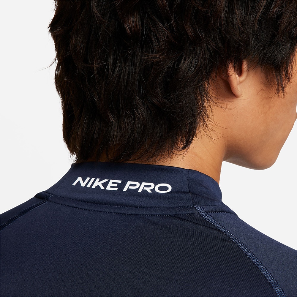 ナイキ（NIKE）（メンズ）ナイキ プロ Dri-FIT フィットネス モックネック ロングスリーブ トップ FB7909-451