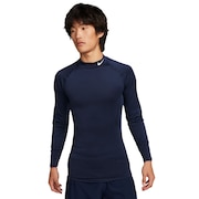 (メンズ)ナイキ プロ ドライフィット フィットネス モックネック ロングスリーブ トップ FB7909-451