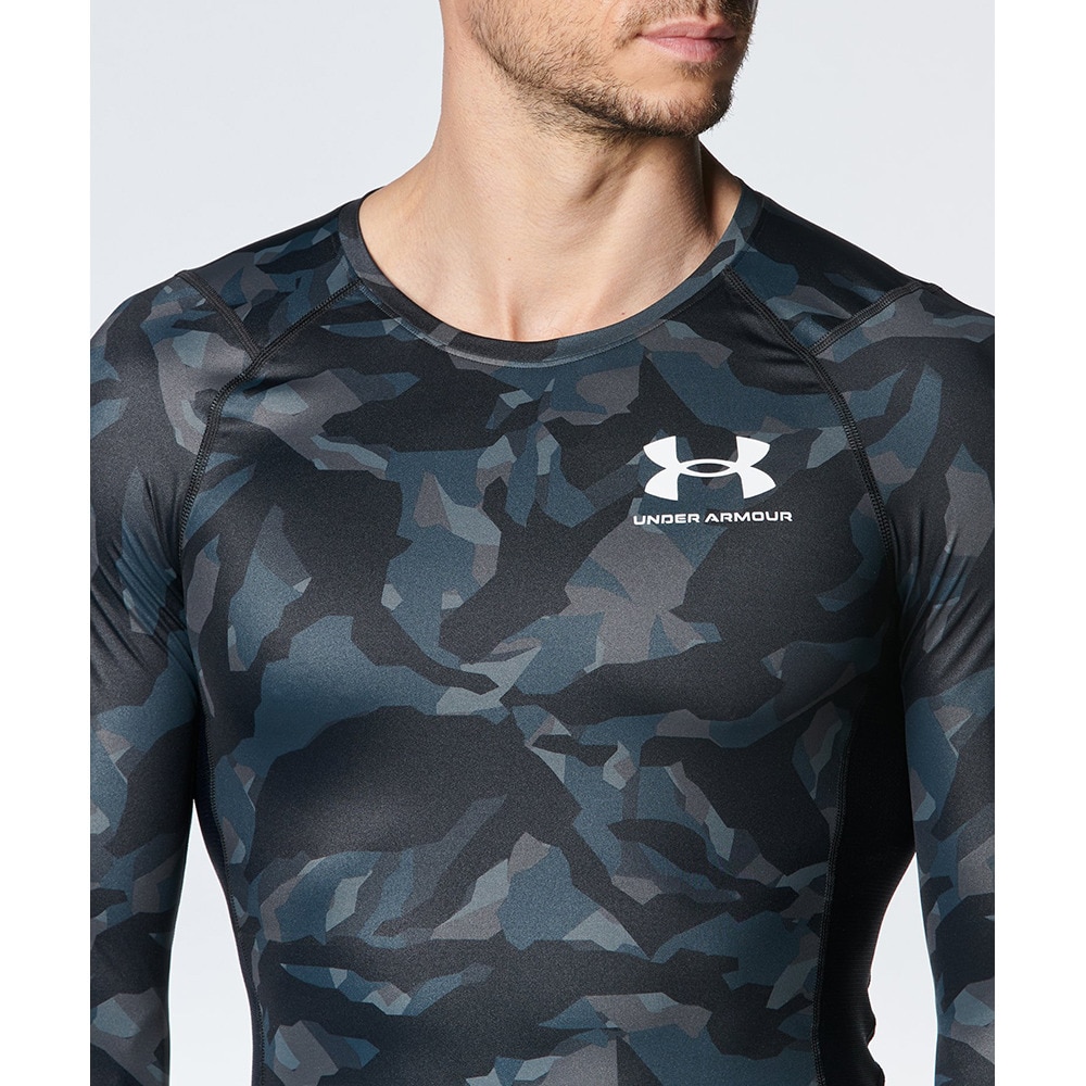 アンダーアーマー（UNDER ARMOUR）（メンズ）アイソチル コンプレッション ノベルティ ロングスリーブ シャツ 1384786 001