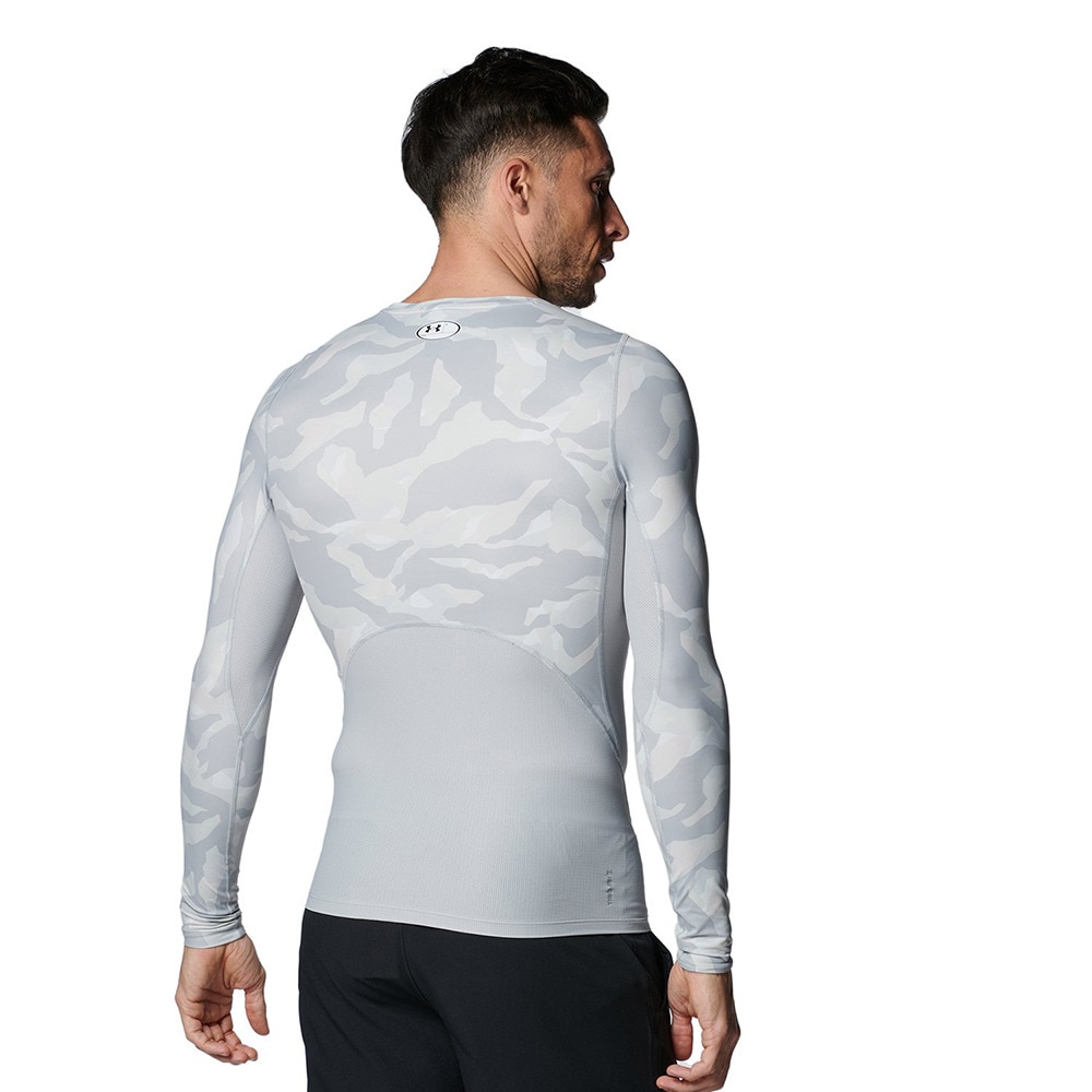 アンダーアーマー（UNDER ARMOUR）（メンズ）長袖 ストレッチ 抗菌防臭 アイソチル コンプレッション ノベルティ ロングスリーブ シャツ 1384786 011