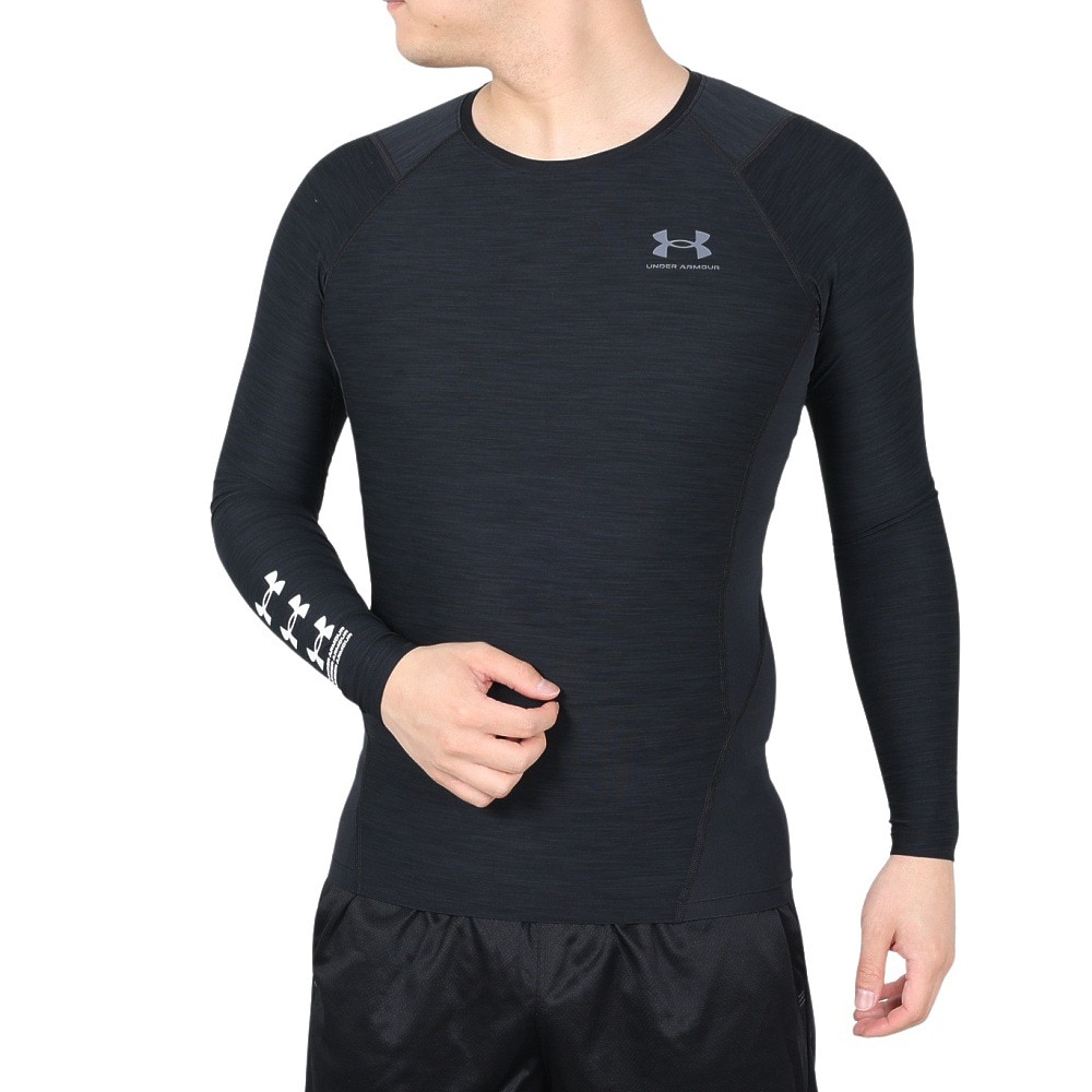 アンダーアーマー（UNDER ARMOUR）（メンズ）ヒートギアアーマー コンプレッション ノベルティ ロングスリーブ シャツ 1384790 001