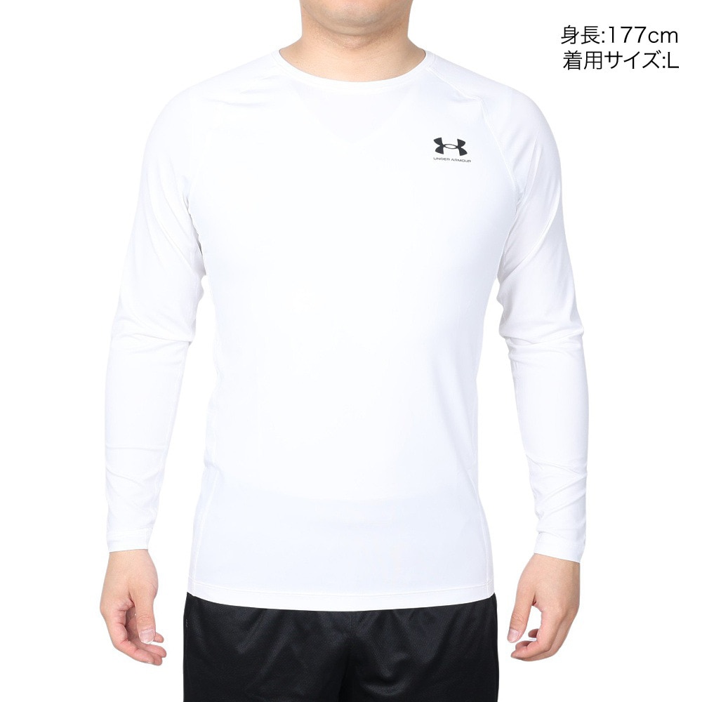 アンダーアーマー（UNDER ARMOUR）（メンズ）ヒートギア フィッティド ロングスリーブシャツ 1387940 100