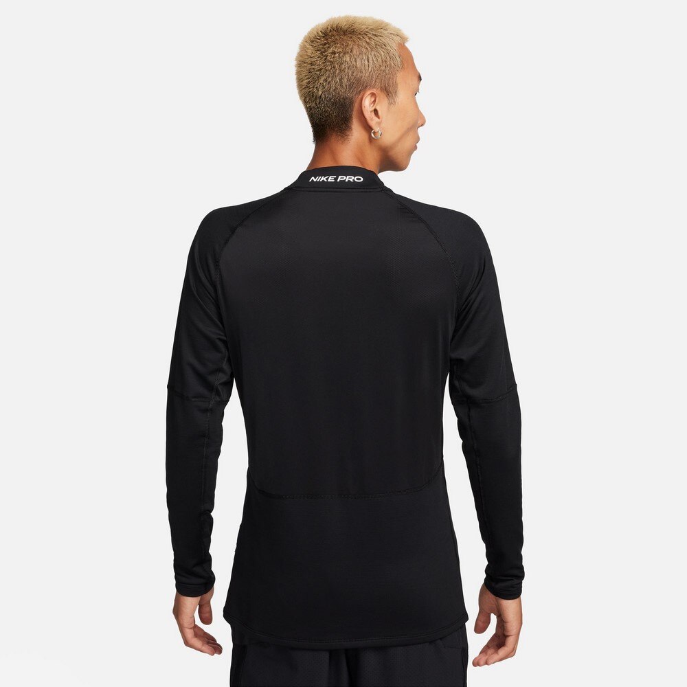 ナイキ（NIKE）（メンズ）プロ ドライフィット ウォーム ロングスリーブ フィットネスモック FB8516-010